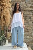 The Cova Santa Layer Top White